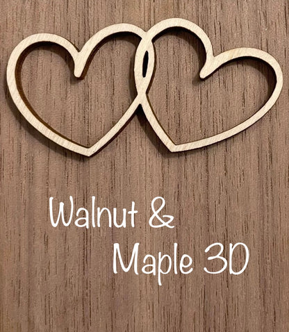 Personalized 3D & Engraved Wooden Signs - Animal Family