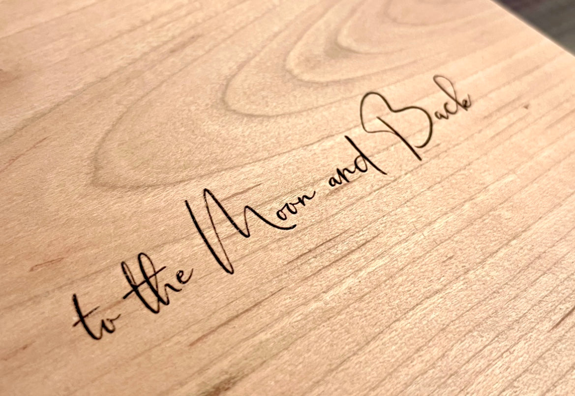 Personalized Wooden Mini Signs - Custom Design